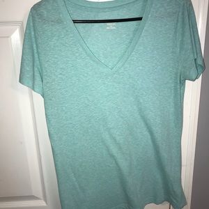 light blue vneck